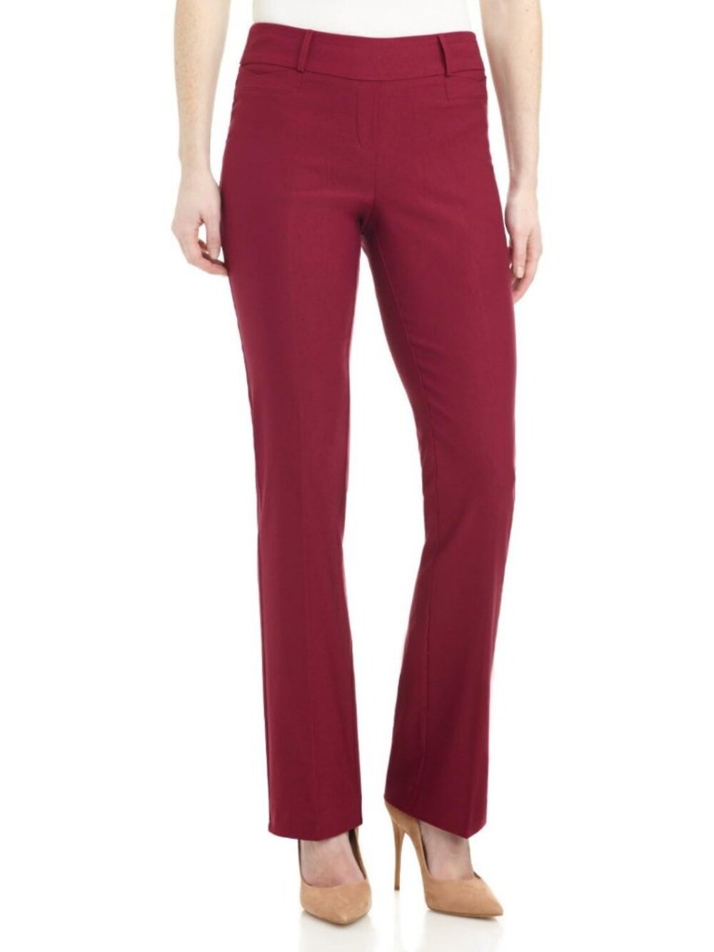 Comfort Fit Bootcut Stretch Pants for Women - Business Casual